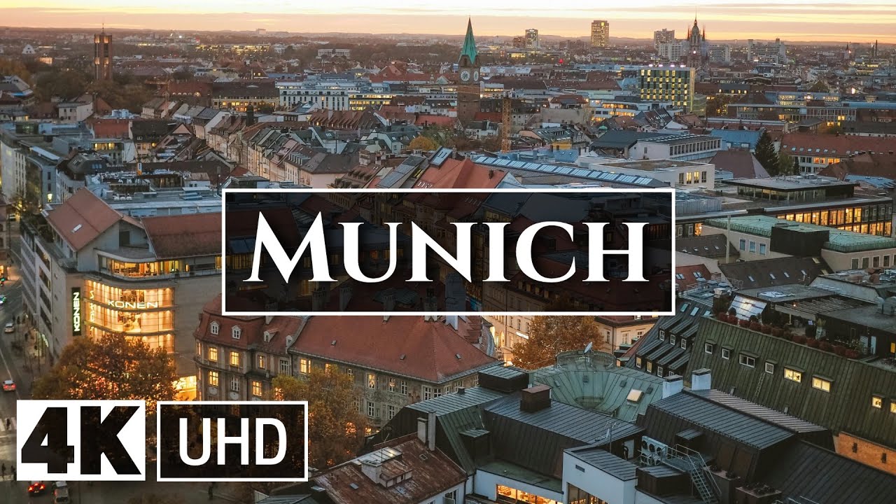 Munich, Germany [4K ULTRA HD] Cinematic Drone Footage