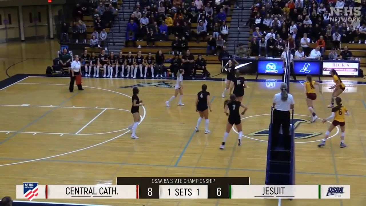 Tess Masingale MB #16 Jesuit HS 2019 OSAA 6A Championship Match Footage