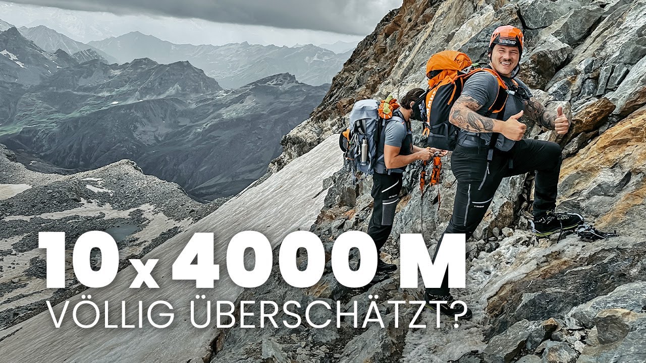 Mount Everest oder vielleicht doch erst die Spaghetti-Runde ?  Hochtour im Monte Rosa Gebirge