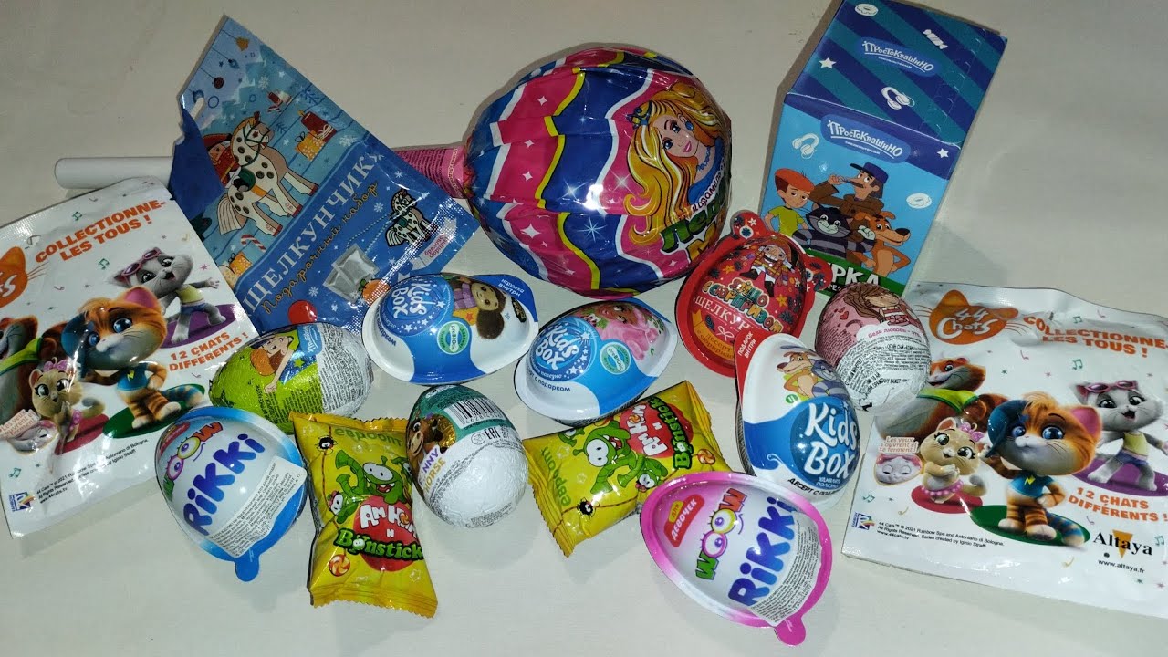 Сюрприз Mix! Kids BOX, Простоквашино, 44 Chats, и др.