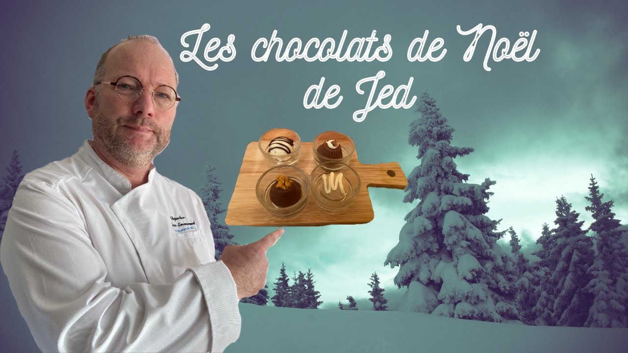 Les Recettes de chocolats de Noël (4 recettes), facile et rapide à réaliser, bonbons au chocolat,