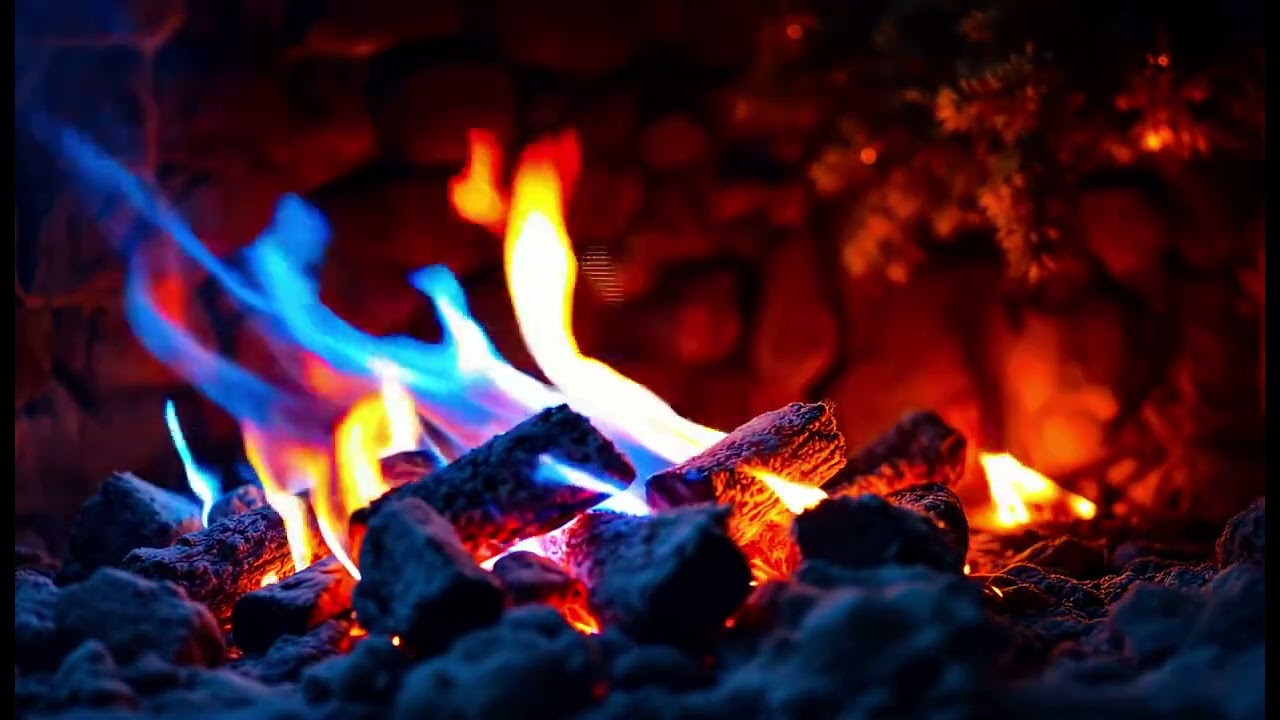 Full HD Fireplace Ambience | 10 Hours of Cozy Crackling Fire Sounds