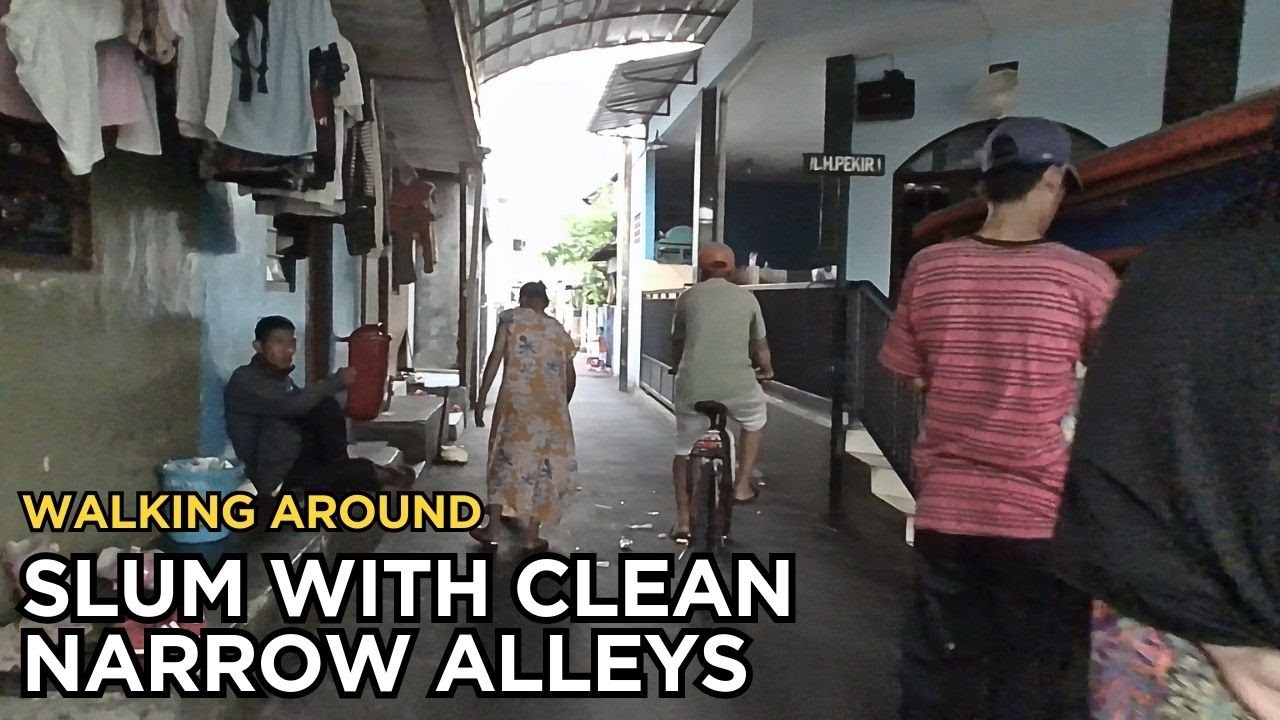 Clean Neighborhood of Urban Poor in Jakarta Indonesia