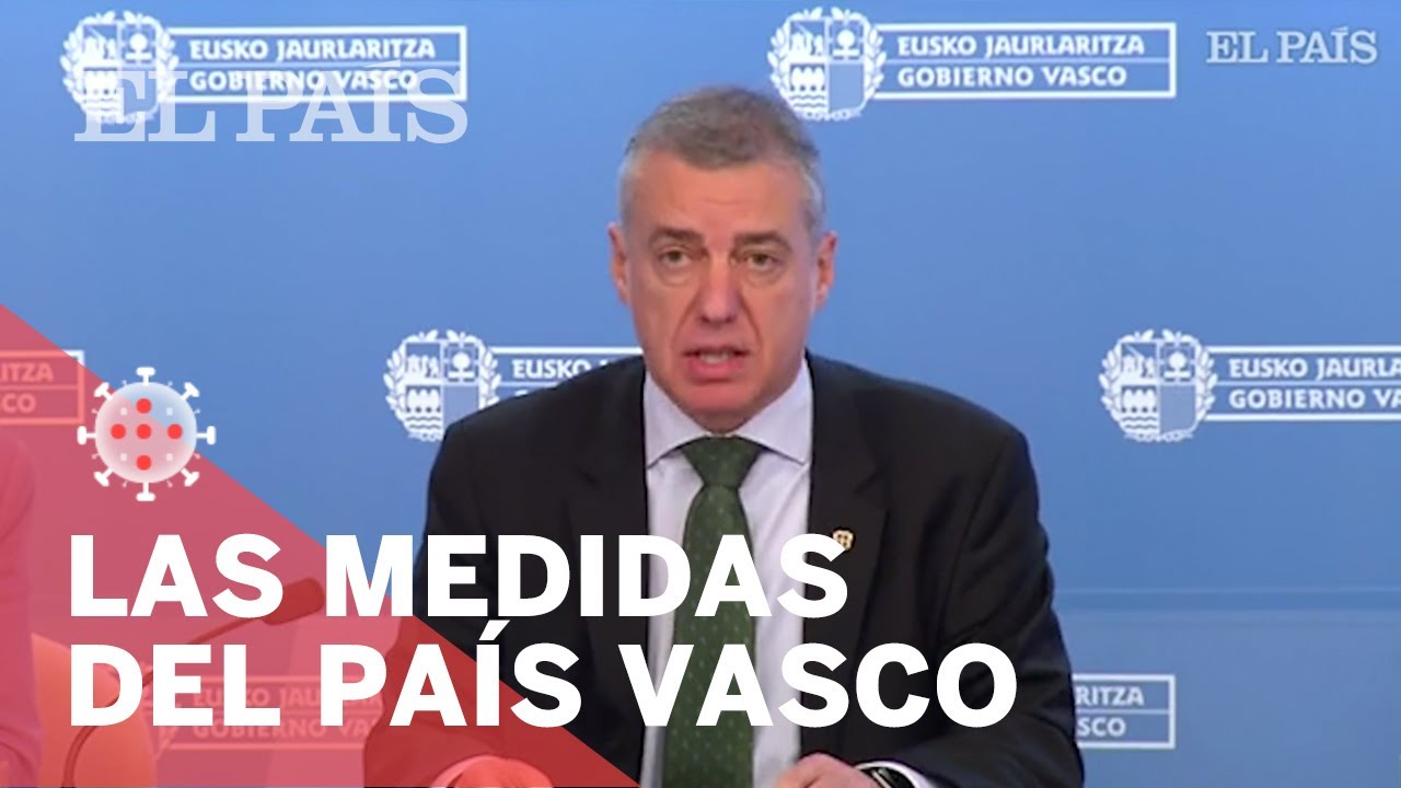 #CORONAVIRUS |&nbsp; Las medidas del GOBIERNO VASCO contra la epidemia