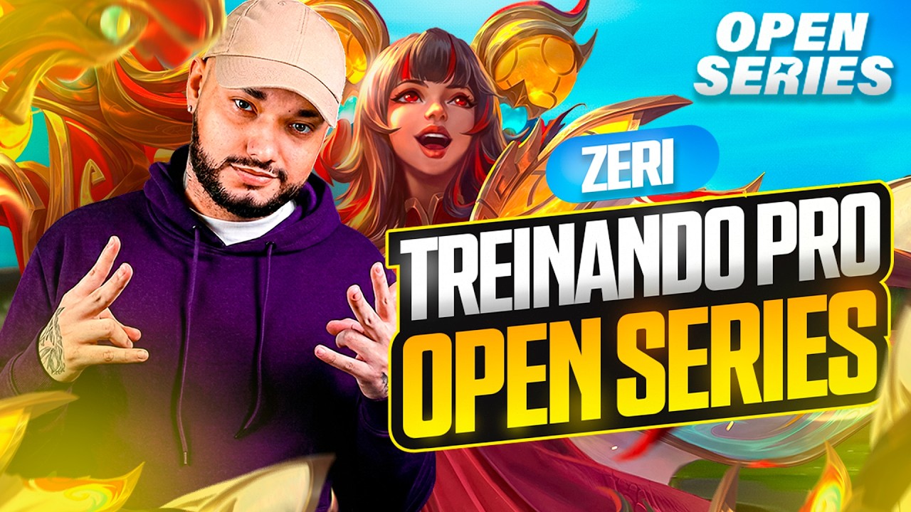 TREINANDO PRO OPEN SERIES EM UMA PARTIDA IMPOSSÍVEL | ZERI ADC | LoL Wild Rift