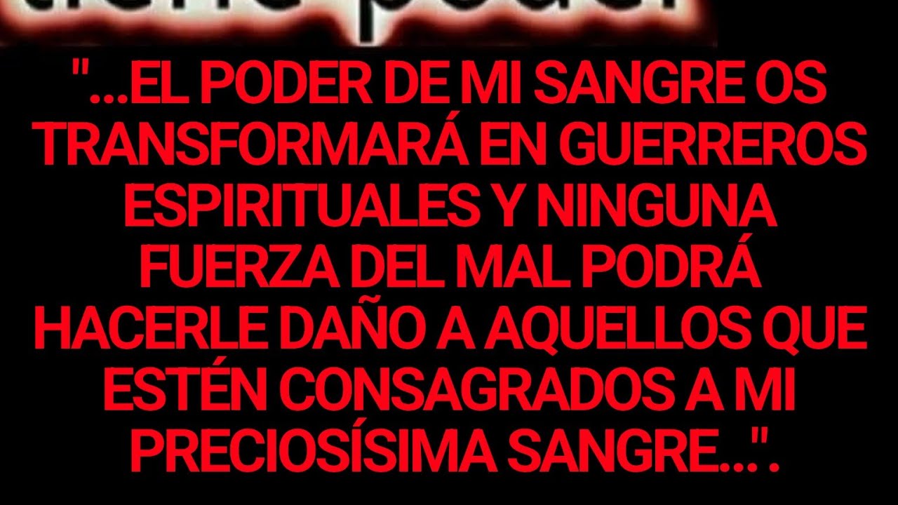 ORACIÓN A LA SANGRE PRECIOSA Y SANTA MISA