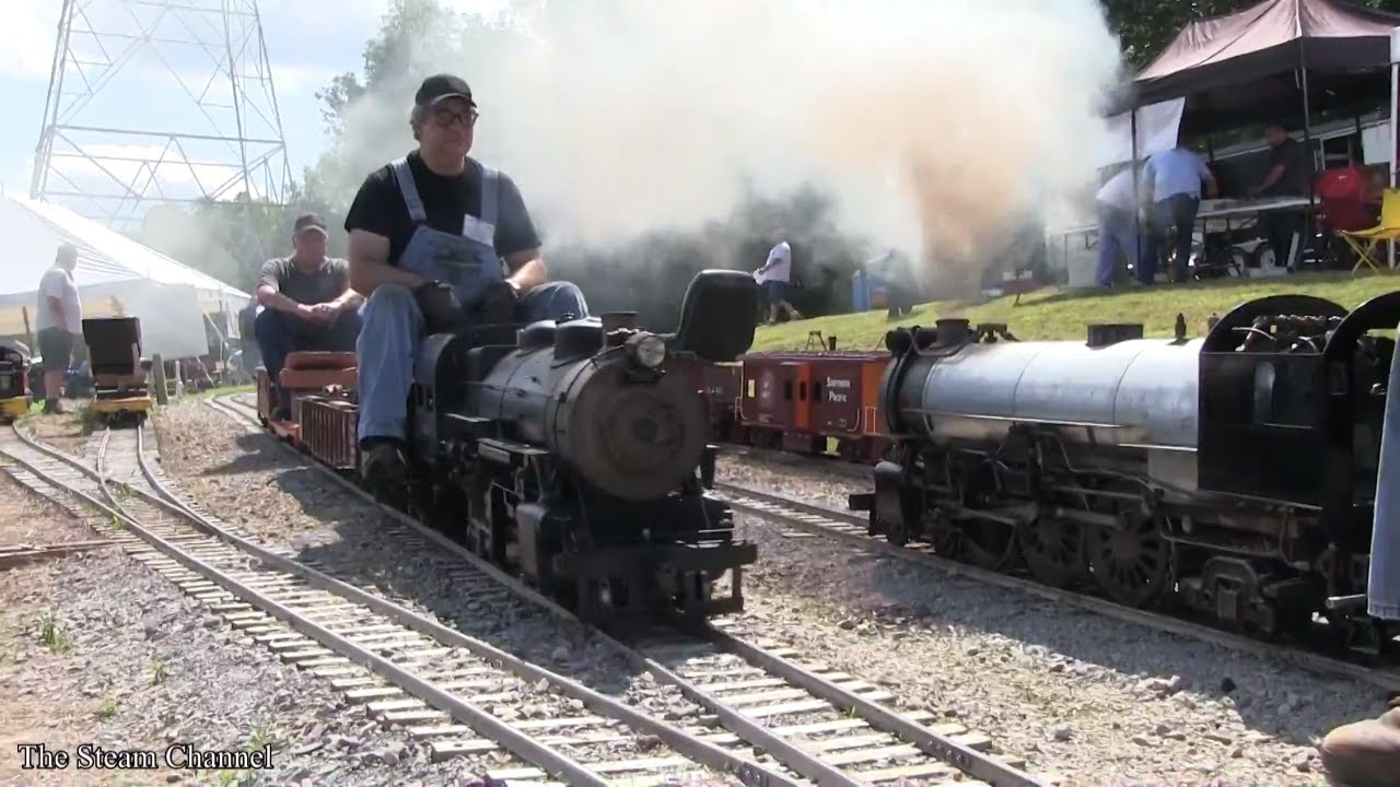 Buckeye Limited: Heavy Live Steam Rail Traffic at Tower