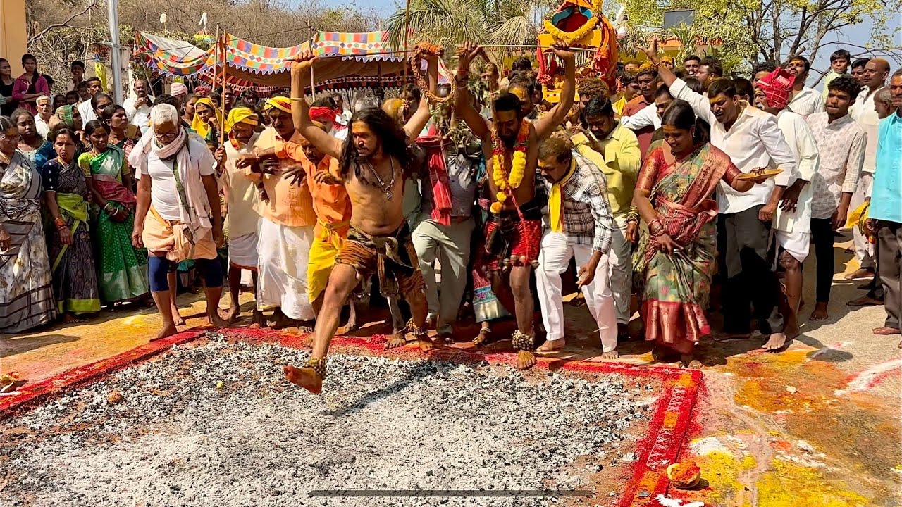 ramalingampally mallanna jathara ||agnigundalu  ||shiva sathulu||oggu emilesh brundam
