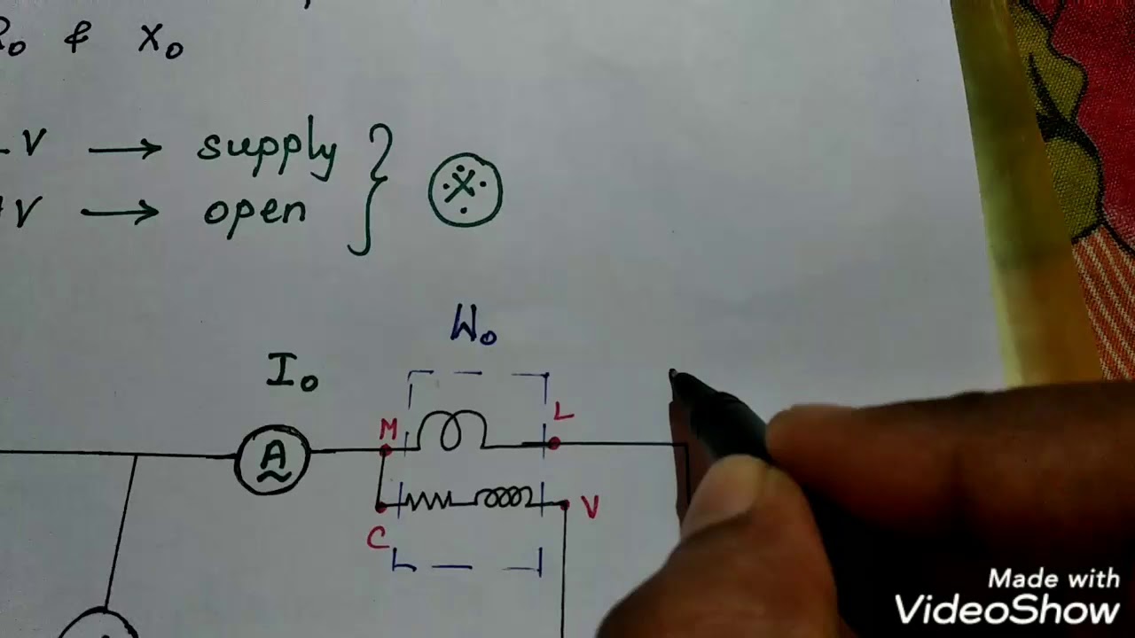 Open Circuit Test | Transformer | Tamil