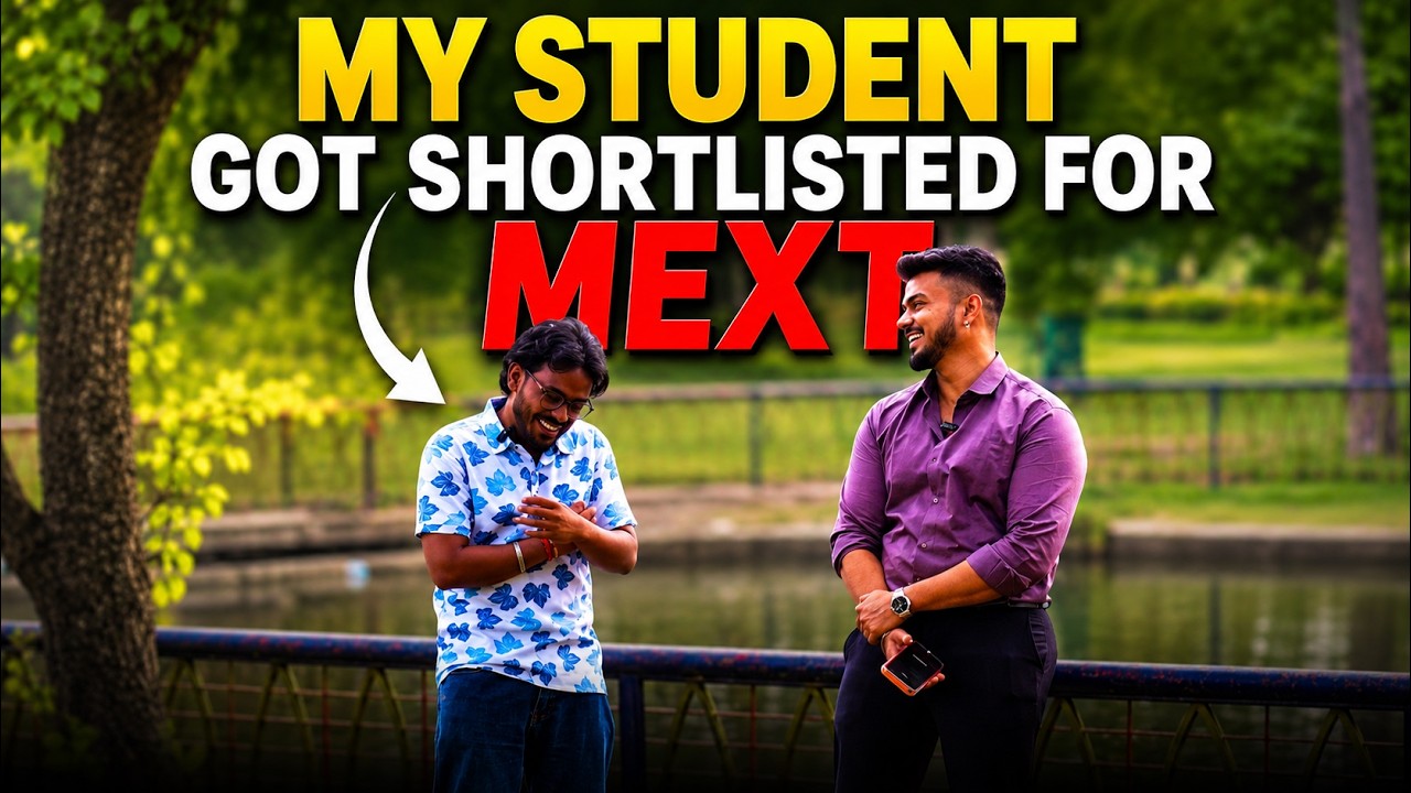 My Student Got Shortlisted for MEXT Scholarship!