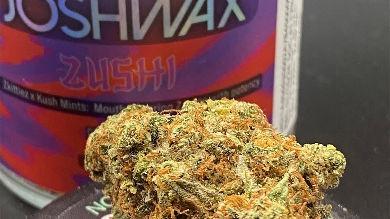 ZUSHI FROM JOSHWAX (Kush mints x Zkittlez) #cannabisheals #joshwax