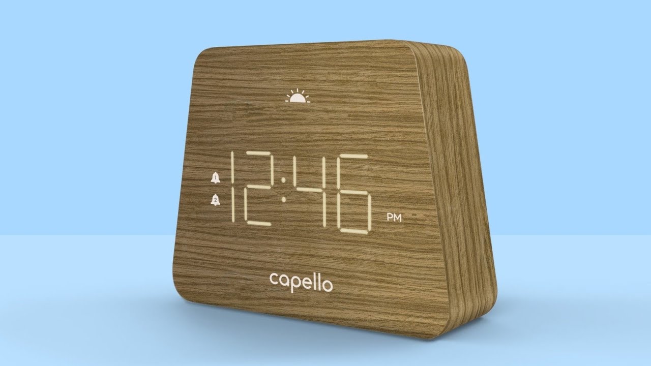 🕰️🔋#Батарея и настройка-#Capello Современные каминные часы-будильник - Модель CA-41
