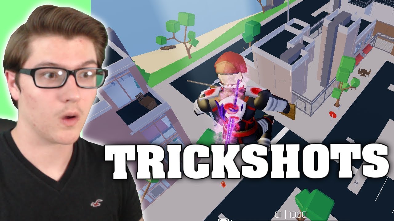 REACTING TO TRICKSHOTS IN STRUCID! (ROBLOX FORTNITE)