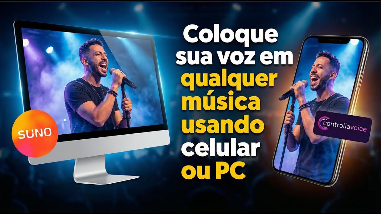 COLOQUE SUA VOZ EM QUALQUER MÚSICA USANDO CELULAR OU PC (ÚNICO JEITO QUE FUNCIONA)