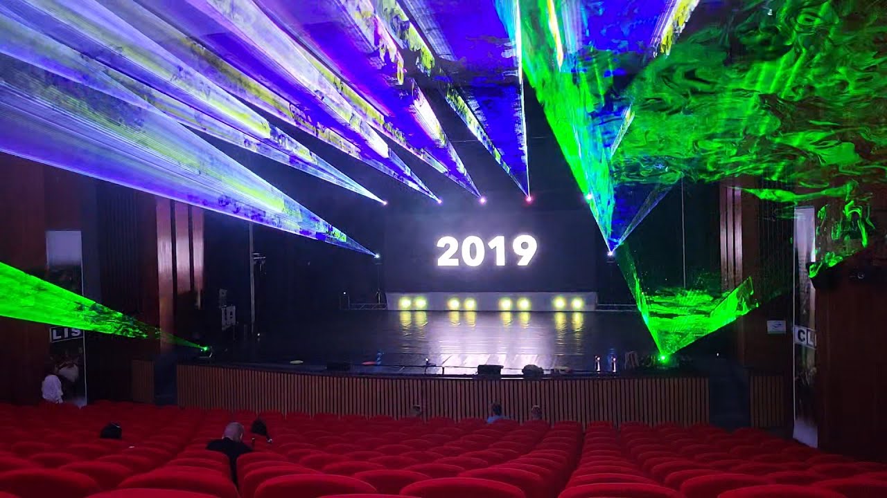 LaserShow @ INTRO zostrih z koncertu tanečnej skupiny CLIS - 2025 / UHD /