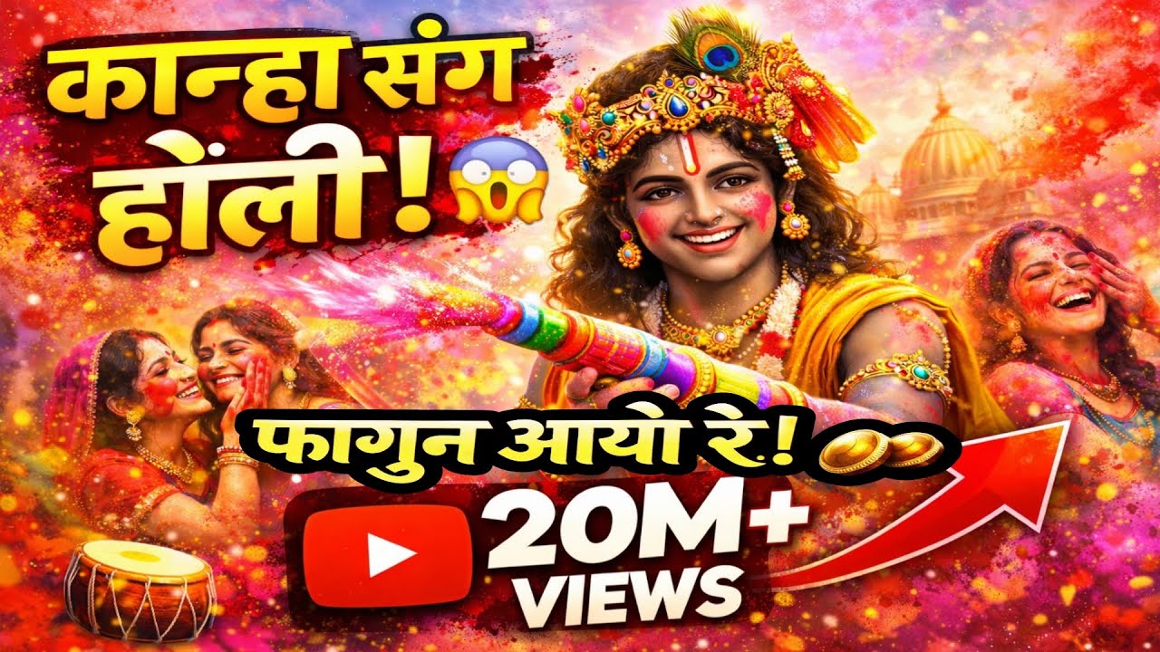  कान्हा संग होली 2026 | फागुन आयो रे | Superhit Krishna Holi Bhajan | new holi song #latestholisong