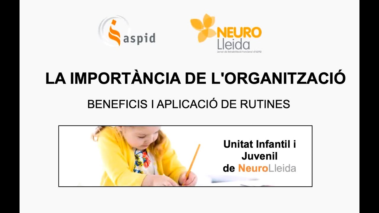 La importància de l'organització - Beneficis i aplicació de Rutines