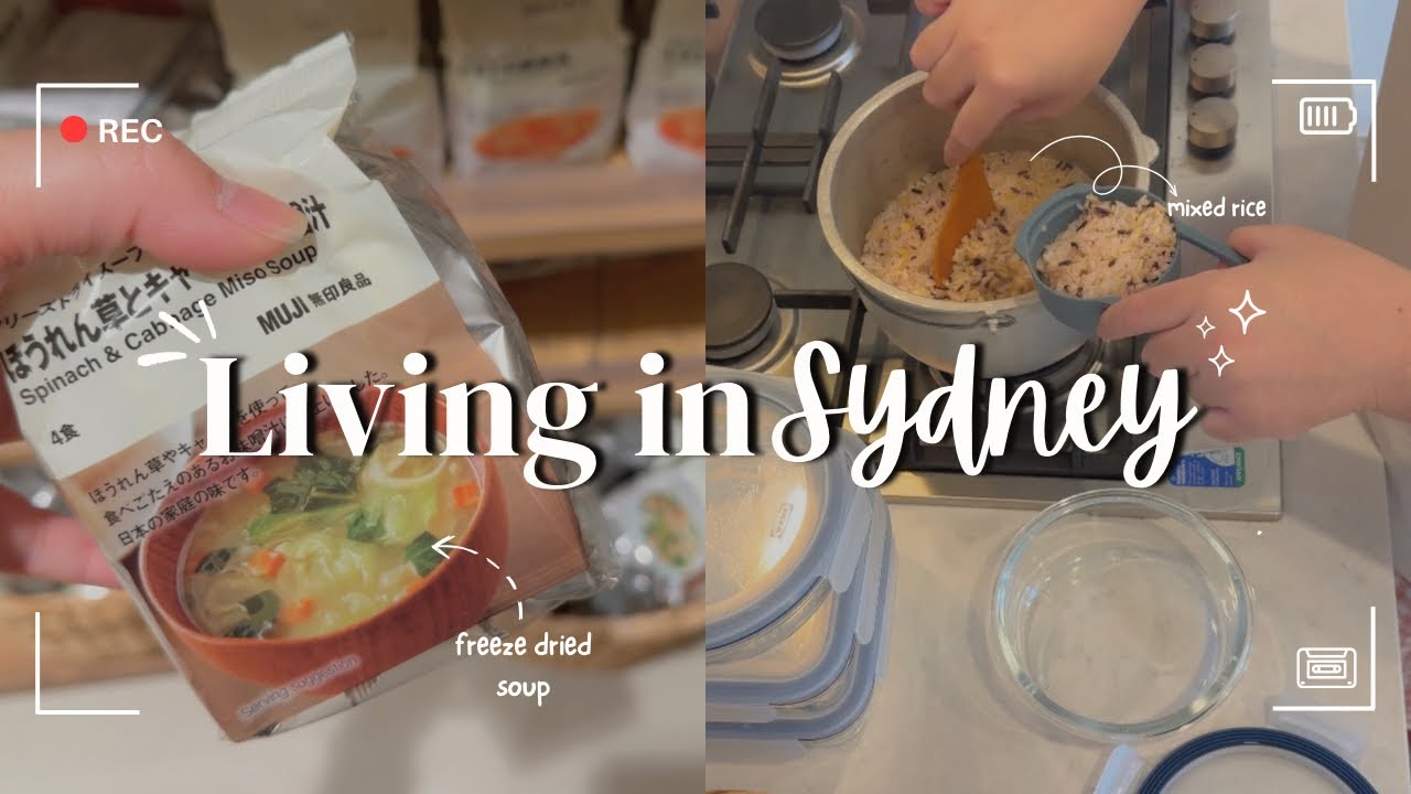 Days in My Life in Sydney | Grocery Haul Chaos, Muji Cutlery & Kajiken + Meal Prep