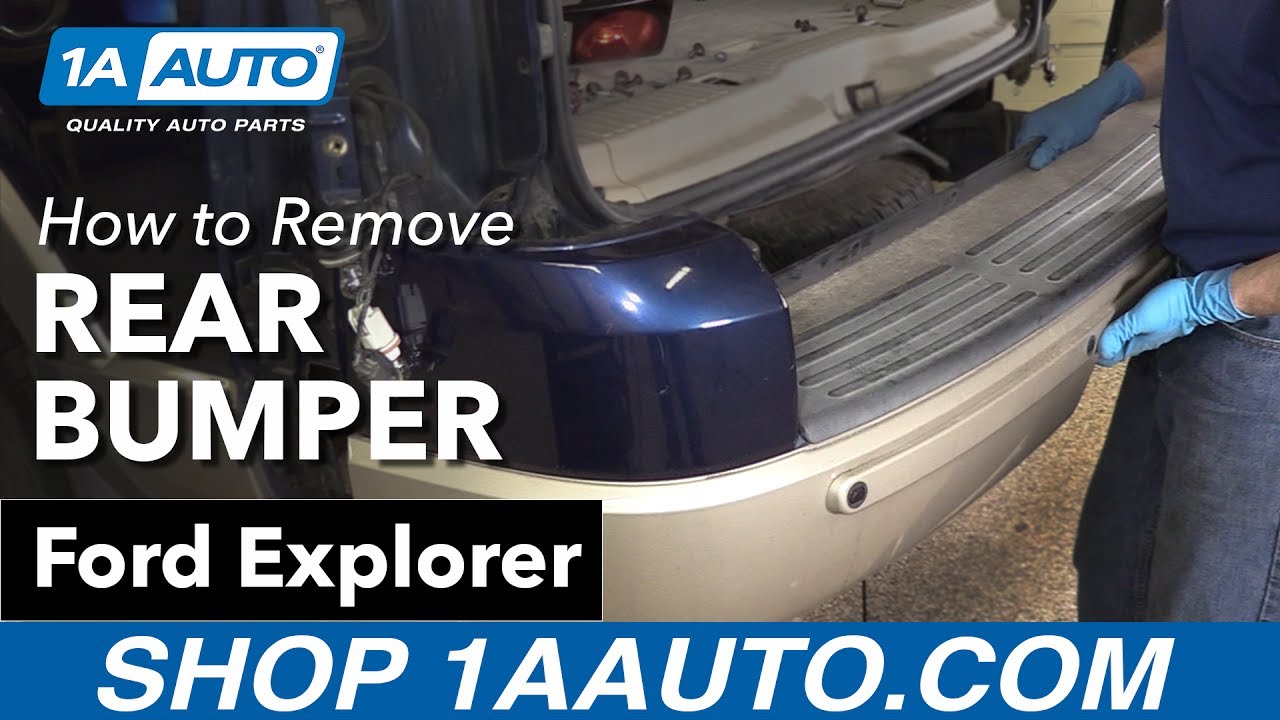 How to Remove Install Rear Bumper 06-10 Ford Explorer