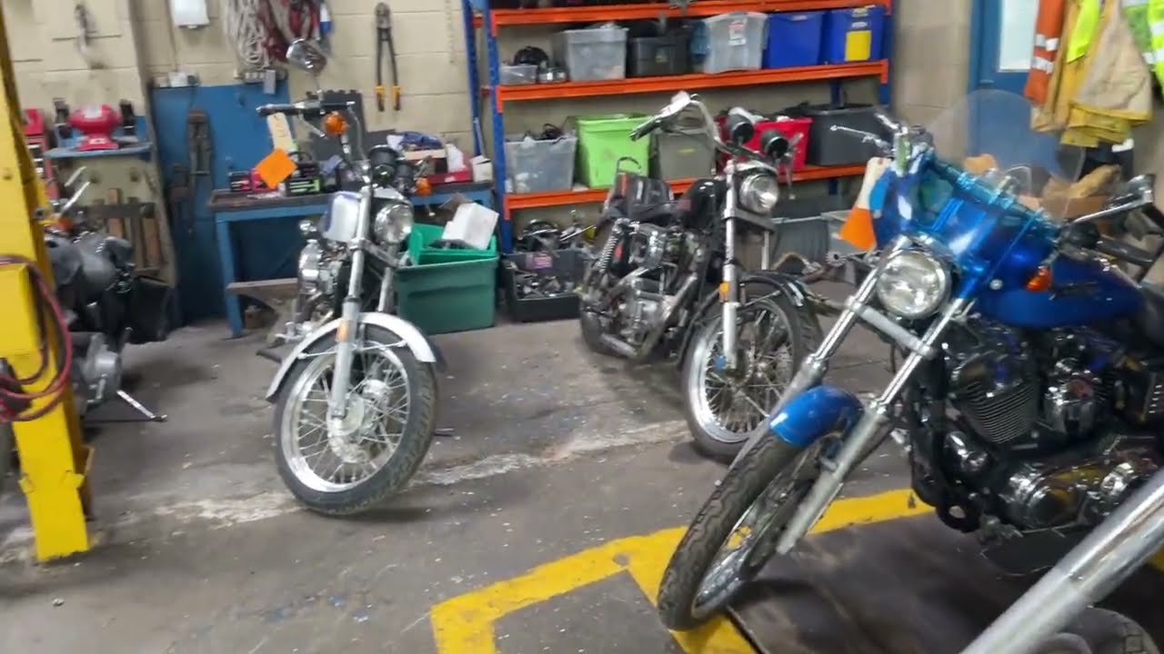 September 2025 Container delivery USA to UK Classic and Classy Motorcycles