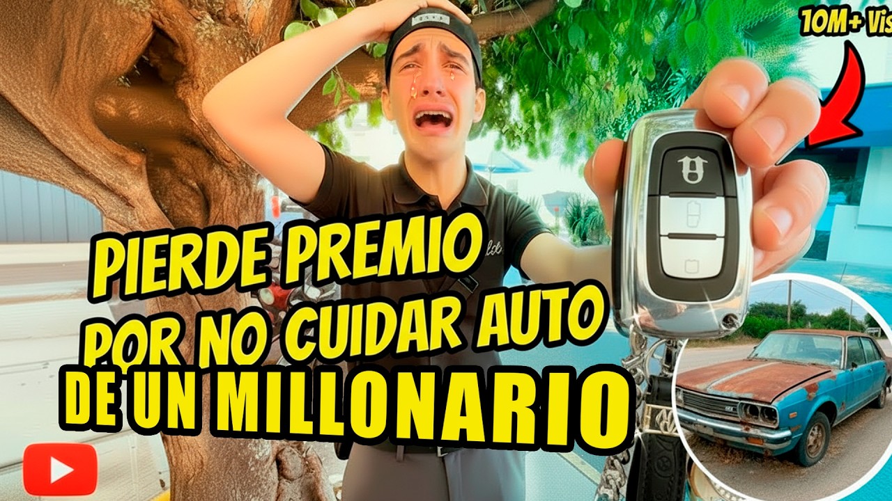 PIERDE gran recompensa por NO cuidar el auto de un millonario 😭 termina llorando