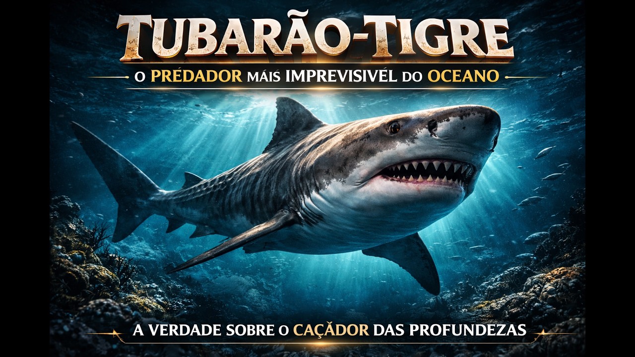 TUBARÃO-TIGRE: O PREDADOR MAIS IMPREVISÍVEL DOS OCEANOS NOME CIENTÍFICO ( GALEOCERDO CUVIER )