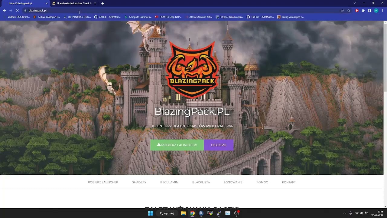 DDOS Website BlazingPack.pl #DDOS #BlazingPack #Minecraft