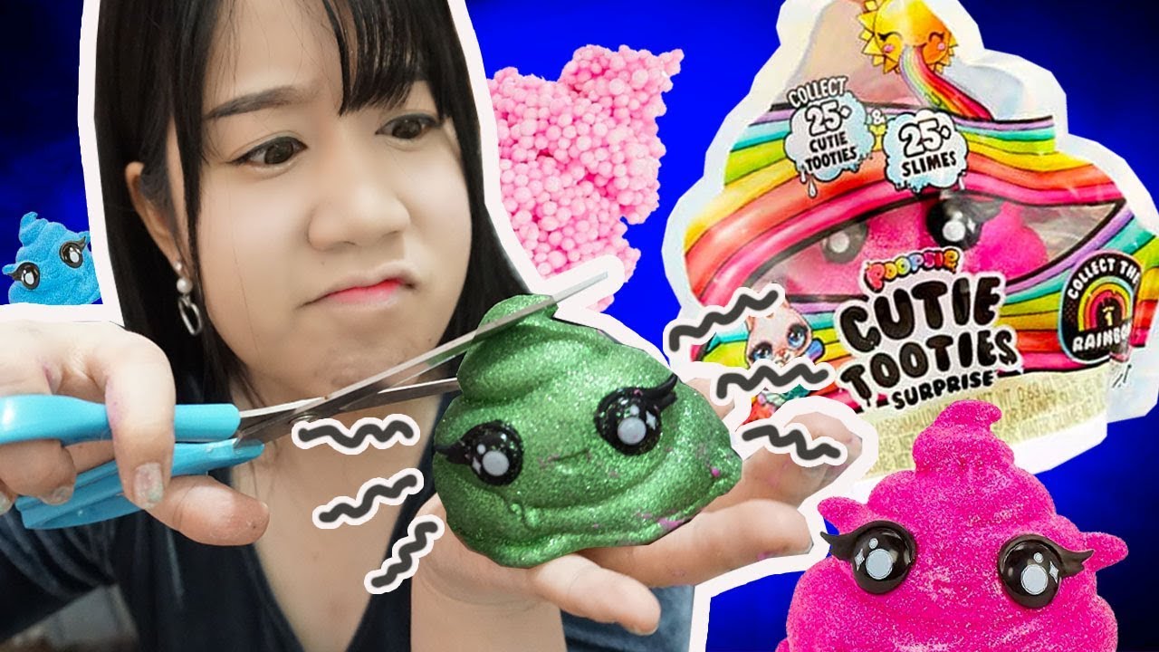 ตัด !!  อุนจิเซอร์ไพรส์ ~ ข้างในจะมีอะไรนะ ?? Poopsie Cutie Tooties