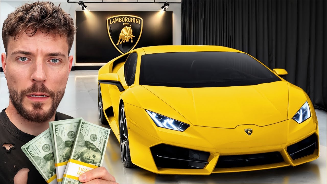 Бездомный Покупает Lamborghini