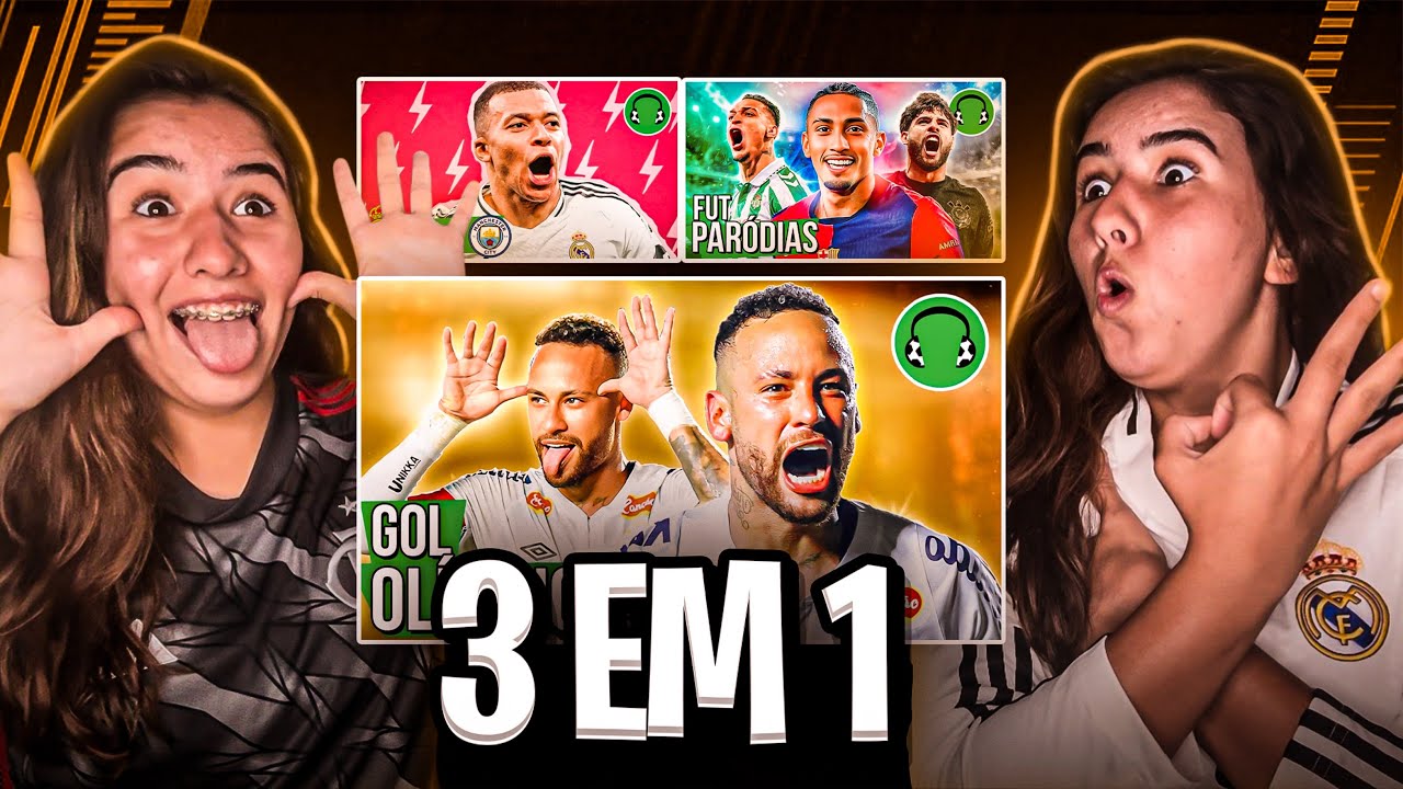 REACT 3 EM 1♫ISSO QUE DÁ PROVOCAR O NEYMAR♫3x1 MBAPPÉ FAZ 3 DESTRÓI CITY♫ RAPHINHA SURPREENDEU VOCÊ?