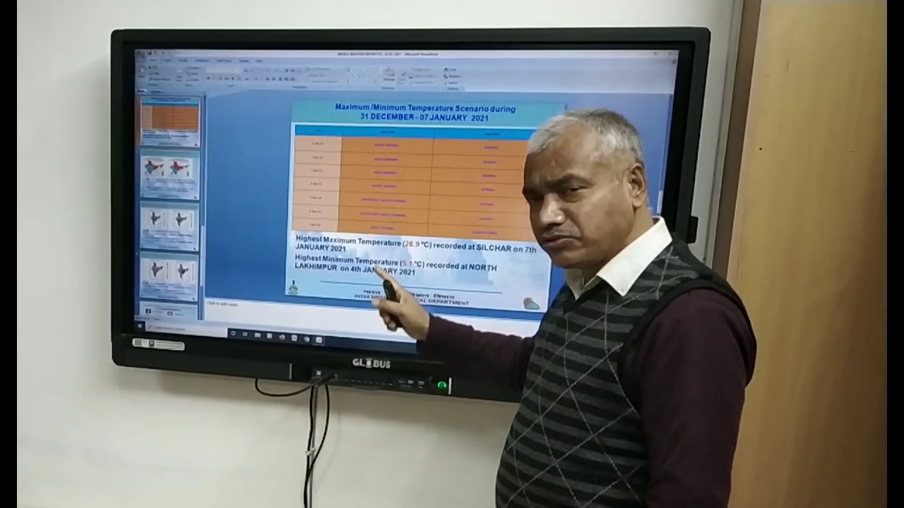 WEEKLY WEATHER REPORT OF ASSAM DT 07.01.2021