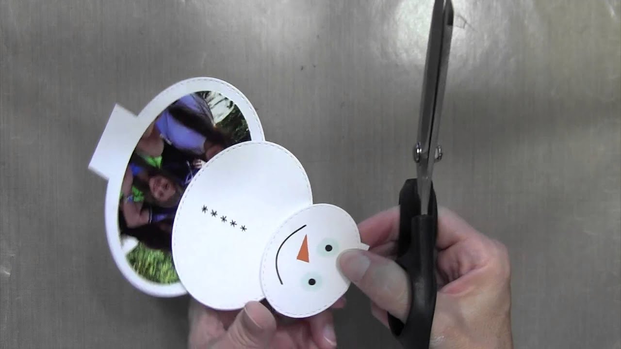 DIY Surprise Snowman Card!