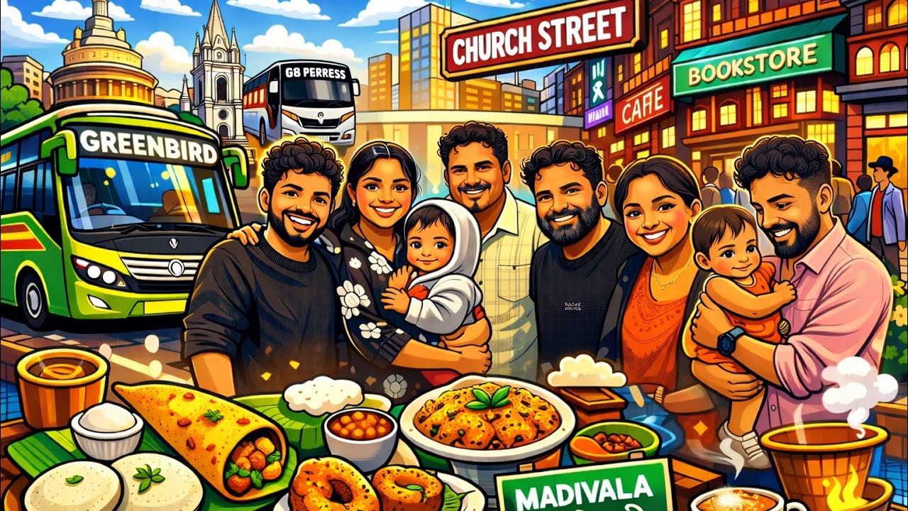 📍 Bangalore Vlog | Food, Family & City Vibes 💚