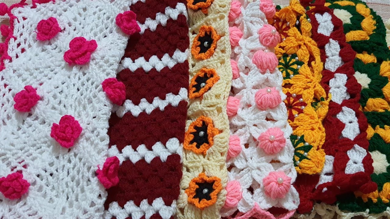 Crochet table cover collection 😍👌💞 @SantoshAllArt