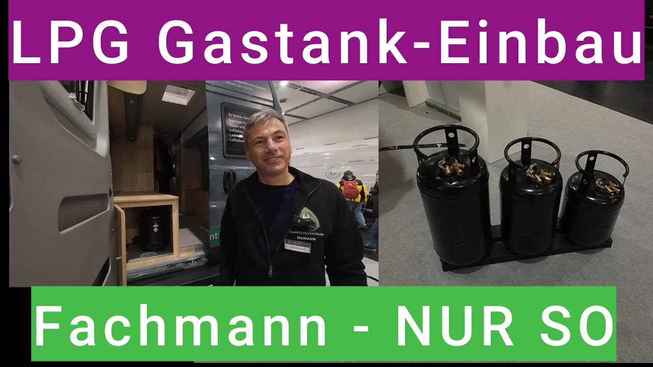 NEU!! LPG-Gastank im Wohnmobil richtig eingebaut !
