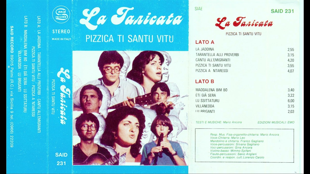 Pizzica ti Santu Vitu - Taricata 1982 (Elab. Mario Ancora©)