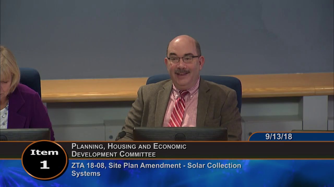 September 13, 2018 - PHED Committee Worksession