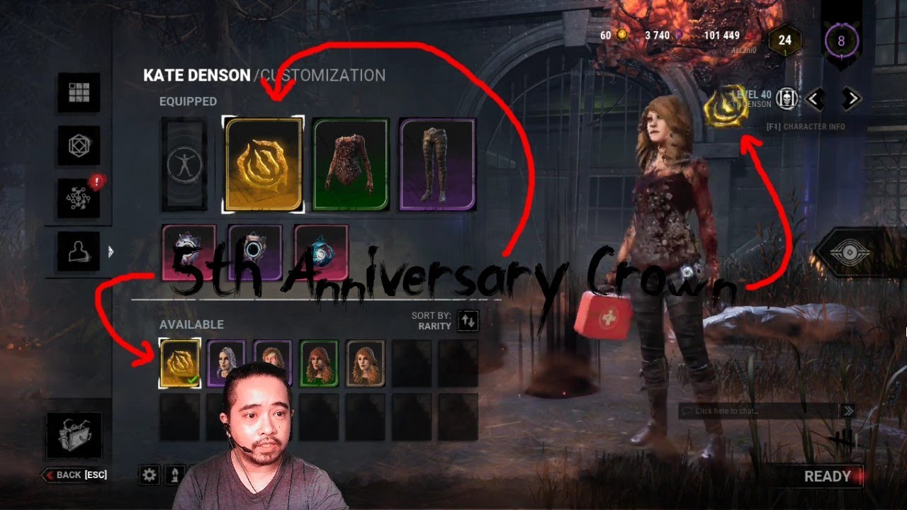 DBD 5th Anniversary Crown Tutorial