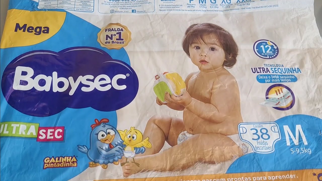 Fralda Babysec Ultrasec | Tamanho M | Resenha completa
