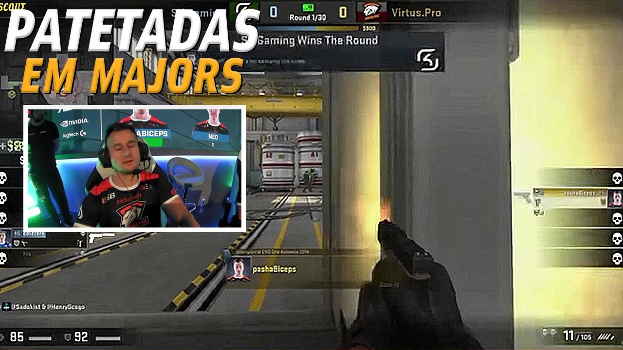 Piores Jogadas já feitas em MAJOR | Momentos Bisonhos no CS:GO