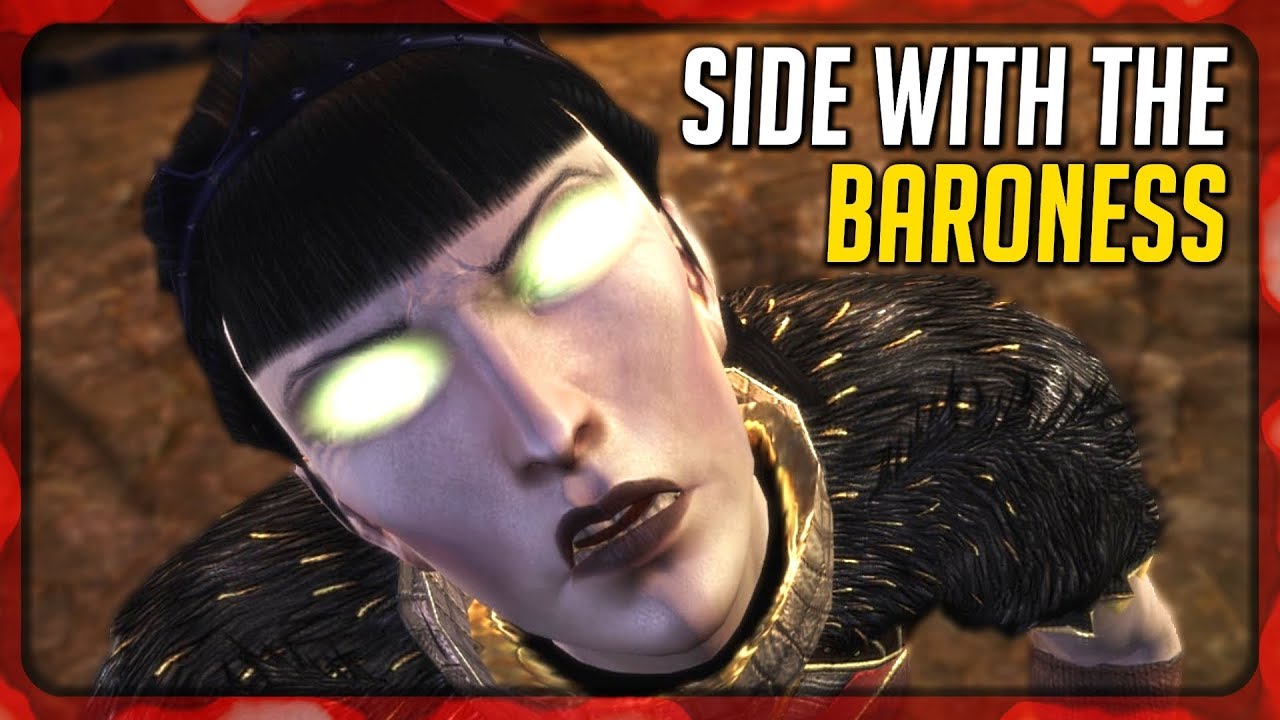 Dragon Age: Origins (Awakening) - Side with the Baroness to permit your wildest fantasies