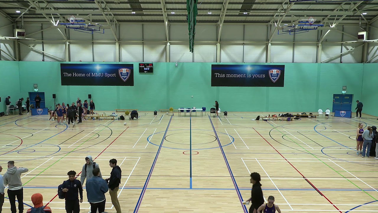 LIVE NETBALL - MANCHESTER MET UNIVERSITY VS UNIVERSITY OF MANCHESTER - MON 22ND APRIL 8 PM
