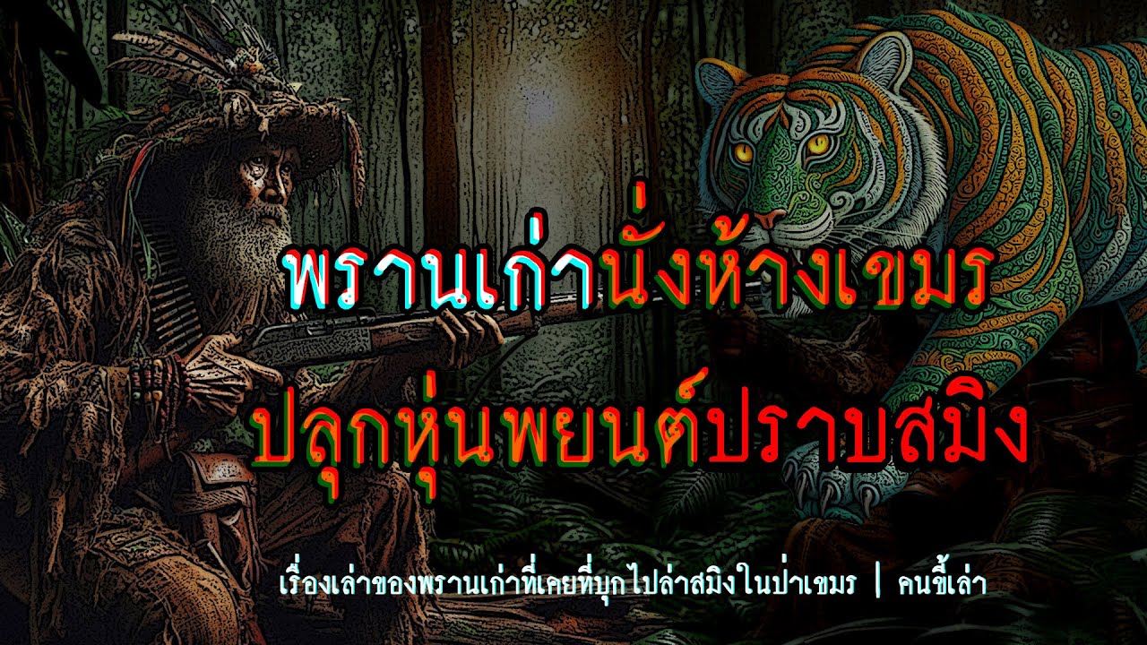 พรานเก่านั่งห้างเขมร ปลุกพยนต์ปราบสมิง | คนขี้เล่า