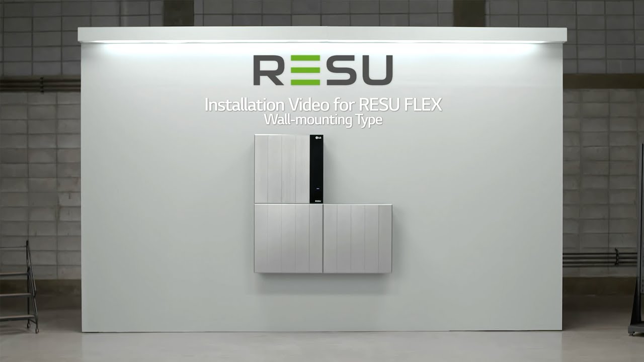 [EN] LG Home Battery RESU FLEX Installation Video_Wall-Mounting