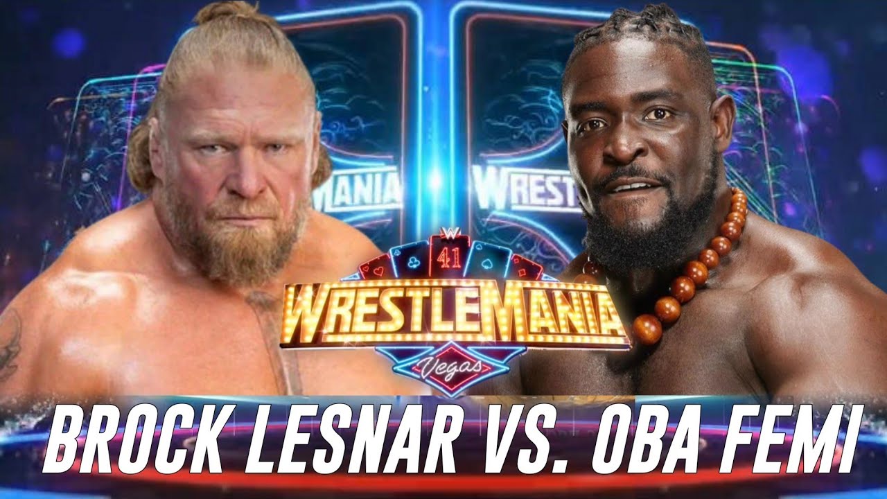 WWE 2K26 Dream Match Oba Femi vs. Brock Lesnar: Wrestlemania 42, Dream Match
