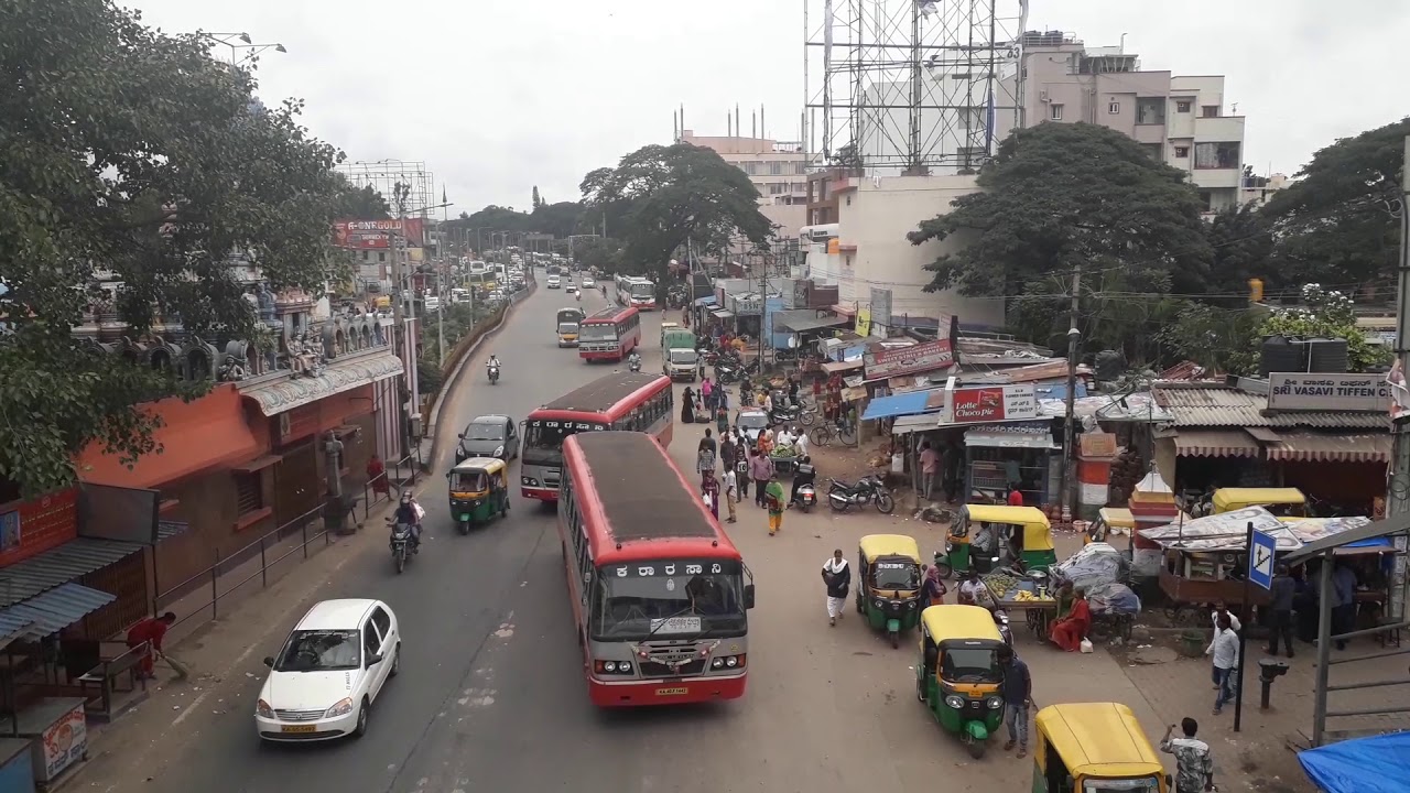K R puram market circle