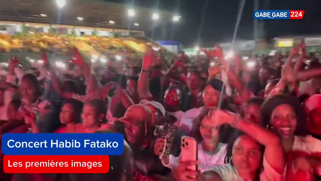 Concert Habib Fatako: les premières images