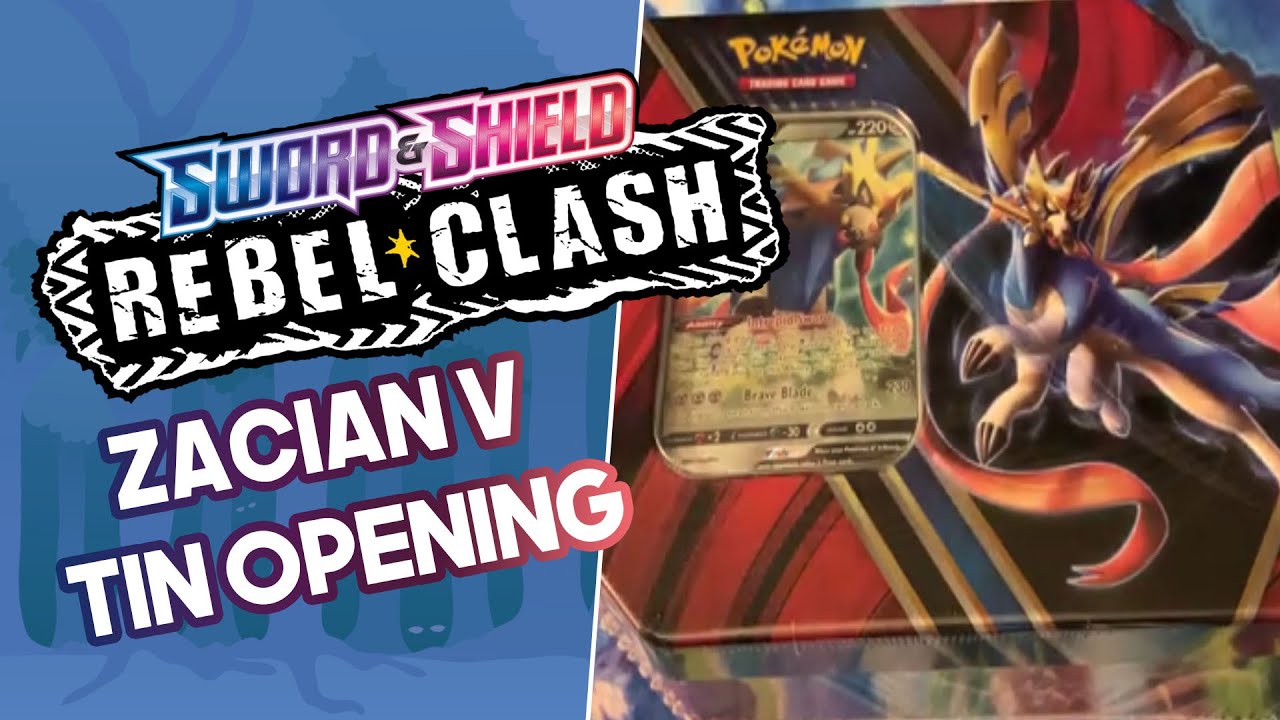 BEST POKEMON TIN EVER RELEASED│Zacian V Tin Opening