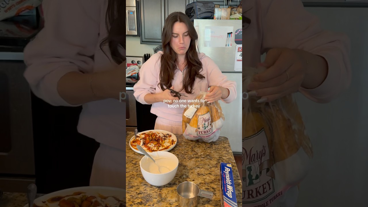 next year it&rsquo;s turkey slices #turkey #thanksgiving #gross #relatable #funny #foryou #fyp