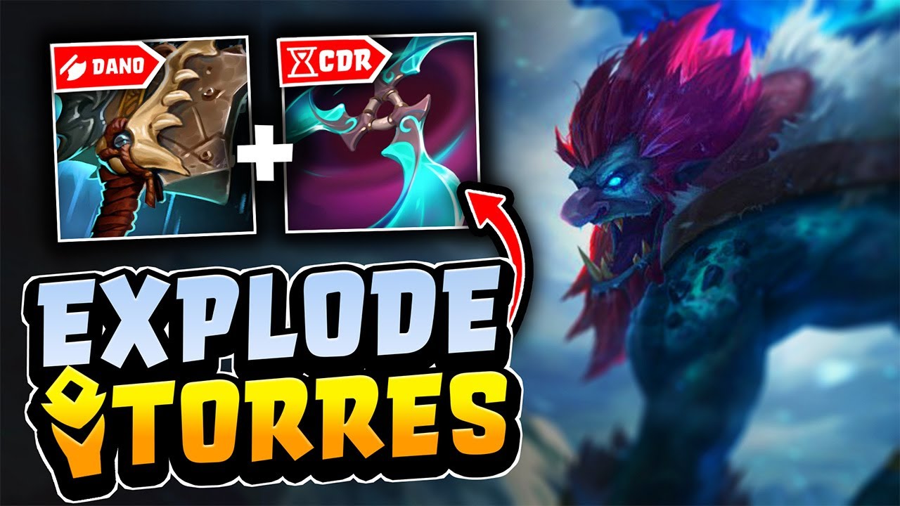 TRUNDLE FAZ TORRE PARECER UM MINION! 😨